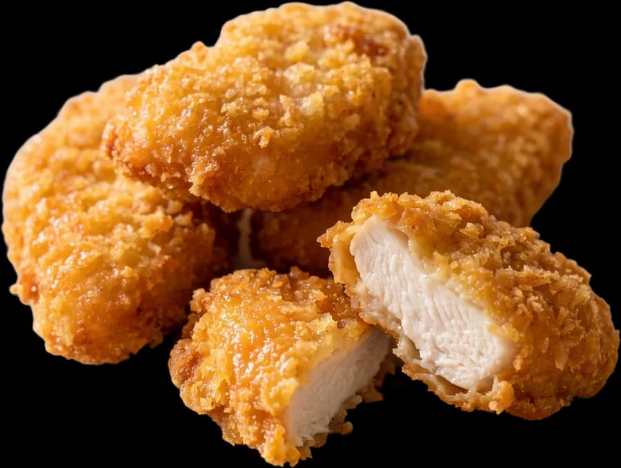 Poulet frais pané