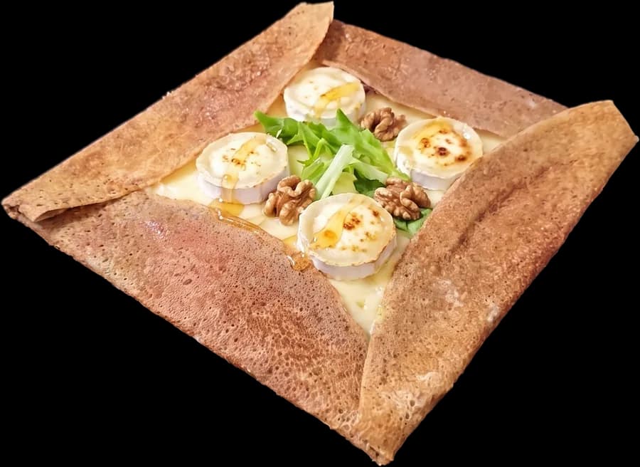 Chèvre · Miel · Noix · Salade